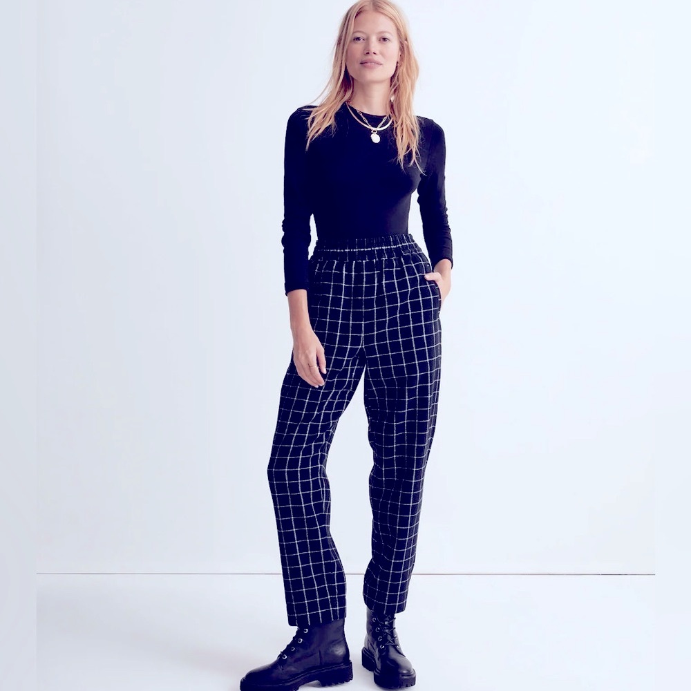 Madewell Huston pull on tapered pant